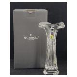 Waterford Ballet Ruffled Bud Vase Lead Crystal