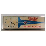 Vtg Jersey Creamery "Quality Chekd" Lighted Clock