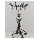 Ornate Wrought Iron Plant Holder