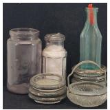 Sun Purple Canning Jar, Blue-Green Bottle,...