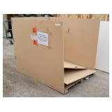 Enclosed wood Freight Box 49" H 59" L 46" wide