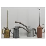 (4) Oil Cans: Eagle Hydraulic Pump Oiler, ...
