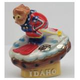 Ski the Great Potato IDAHO Ezra Brooks Decanter