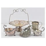 Silver Plate Basket, Gravy Boats, Japan ...