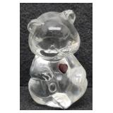 Fenton Art Glass Birthstone Bear July