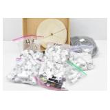 White PVC Pipe Elbow Fittings 1/2" & Tubing