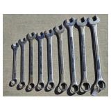 (9) Evercraft Large Combo Wrenches SAE 1.25"- 2"