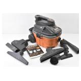 Ridgid 4 gal Portable Vac & Attachments NO Hose