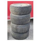Set of 4 Turf Master Tires 23 x 8.50-12 w/ Rims