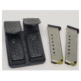 (2) .45 Cal 8-Rd Magazines in Don Hume Double ...