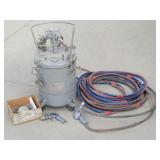 C.A.Tech 5 Gal. Paint Pot Tank w/Hose & 2 Sprayers