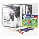 Office Lot: 6-Plastic Letter Legal Size Boxes...