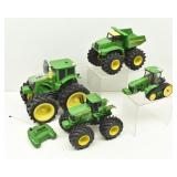 (4) John Deere Toy Tractors