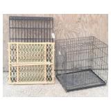 Pet Gate, Wire Crate, Folding Wire Fence