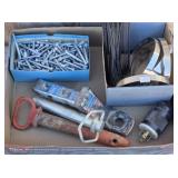 Trailer Drop Hitch, Pin, Lag Bolts, Band Clamps
