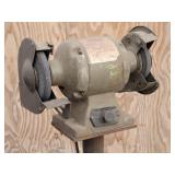 Bench Grinder Heavy Duty All Ball Bearing on Stand