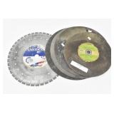 14" Diamond Cut Blade & Abrasive Blades (5)