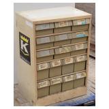 Kirkhill 17 Drawer Parts Organizer w/ Contents