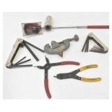 Hex Keys, Tube Cutter, Snap Ring Pliers