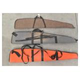 (3) Padded Rifle Cases: Kolpin, Sunrise 46'-48'