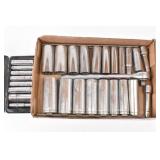 Craftsman 9 pc Socket Set SAE Deep Well Plus...
