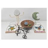 Decor: Garden Welcome Signs, Metal Trike...