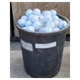 Bucket of Golf Balls 12" Tall