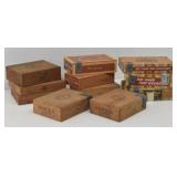 (11) Cigar Boxes: Wood Corina & Others