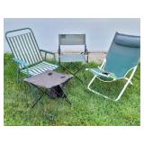 *****(3) Folding Camp Chairs, Camp Shower &