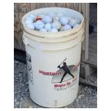 Bucket of Golf Balls 17" Tall