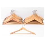 Wooden Hangers 2 Dozen