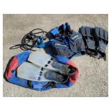 Diving Gear: Vest, Scuba Regulator & Fins
