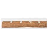 3 Foot Wooden Log Coat Rack
