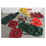 Lot of: LLAMA Tack - Halters, Road Signs...