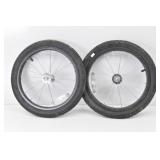 Two 18 X 1.75 / 44 -305  Tire & Spoke Wheels