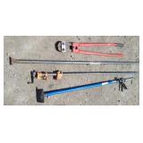 Bar Clamp, Support Pole Jack Post, Bolt Cutter