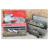 Tool Boxes &Contents- Air Tools, Saw Blades, Parts