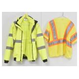 Majestic Hi - Vis 2X Coat w/ Zip Out Ling +