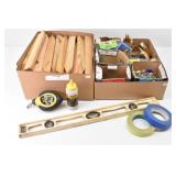 Household Projects Lot: Screws, Nails, Tape...