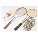 (2) Tennis Rackets & 2 Hats