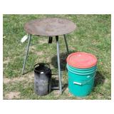 Charcoal Starter, 22" Disk Blade Grill & Charcoal