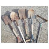 Weed Cutter & Four Shovels