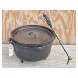 12" Dutch Oven w/ Lid Lifter & Storage Bag