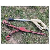 Water /Air Gun, High-pressure Wand & Chain Binder