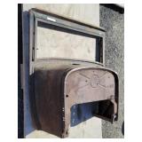 Vintage Automobile Cowl and Windshield Frame