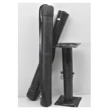 (2) Rod Cases & Boat Seat Pedestal