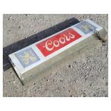 COORS Pool Table Light