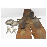 Leather Wielding Apron, Drill Press Locking Clamps