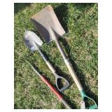 (2) Shovels & Hand Rake