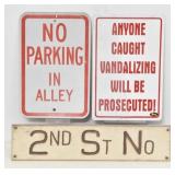 Parking, Vandalizing  & Street SIgns